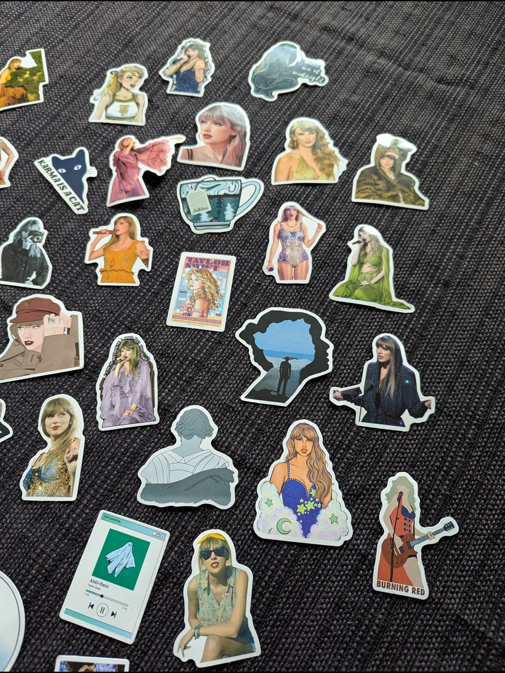 Taylor Swift Multi-Color Sticker Sheet - Picture 2 of 8